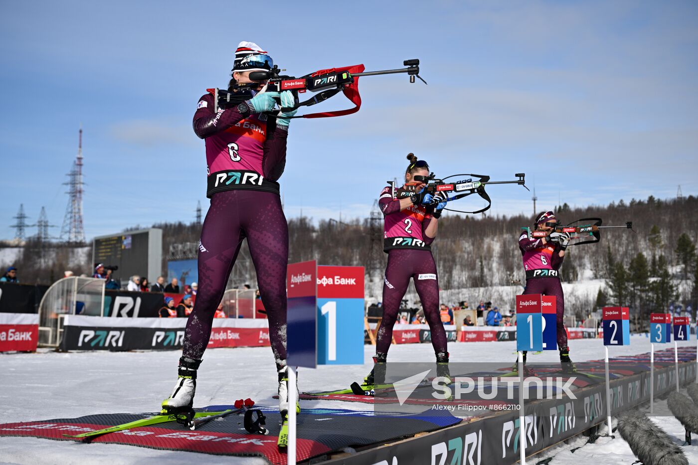 Russia Biathlon Commonwealth Cup Women Mass Start