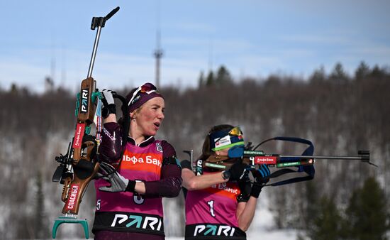 Russia Biathlon Commonwealth Cup Women Mass Start