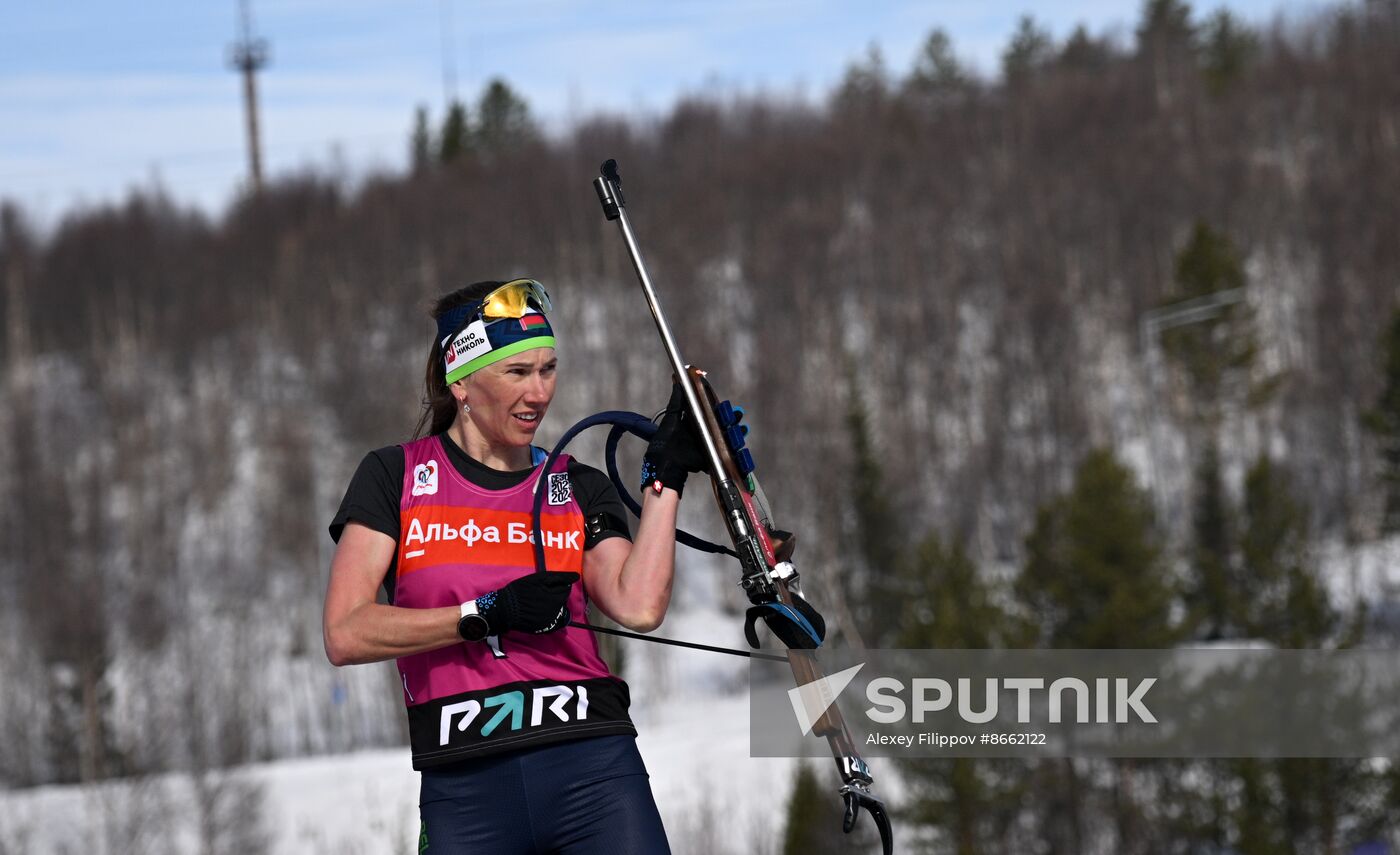 Russia Biathlon Commonwealth Cup Women Mass Start