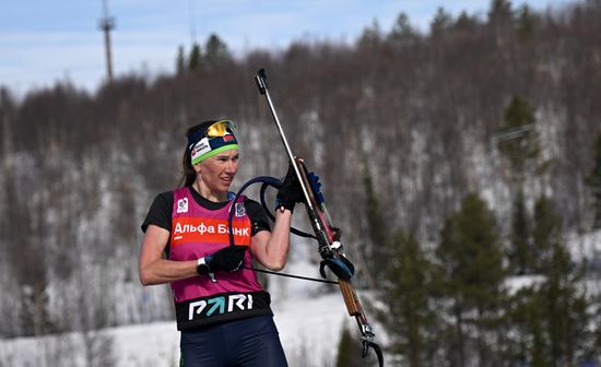 Russia Biathlon Commonwealth Cup Women Mass Start