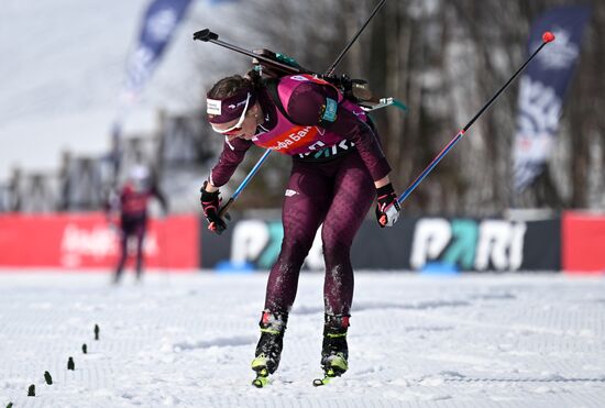 Russia Biathlon Commonwealth Cup Women Mass Start