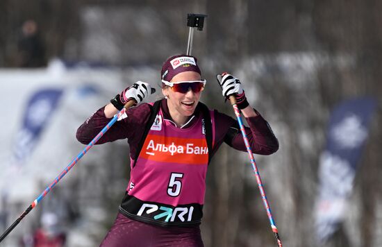 Russia Biathlon Commonwealth Cup Women Mass Start