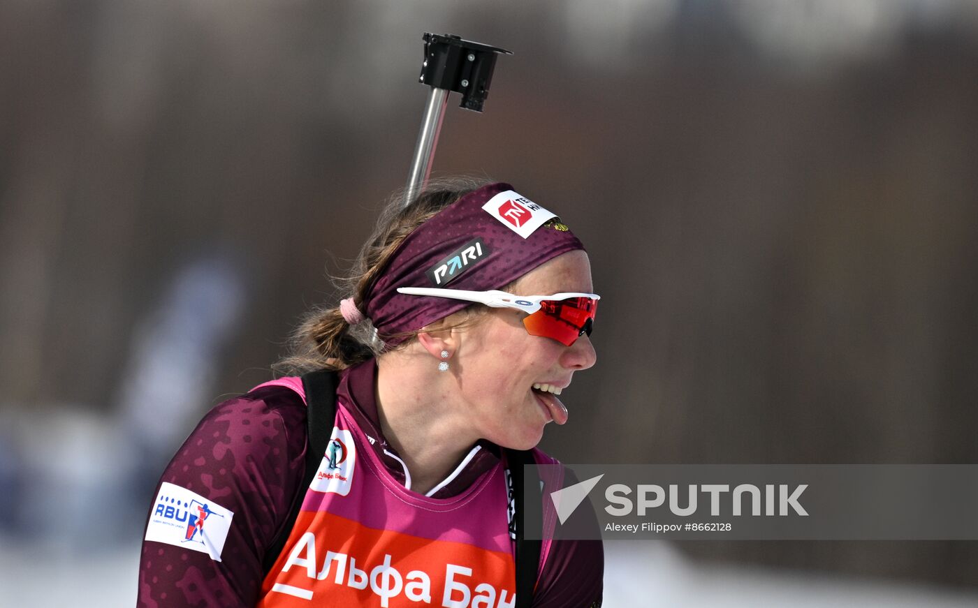 Russia Biathlon Commonwealth Cup Women Mass Start