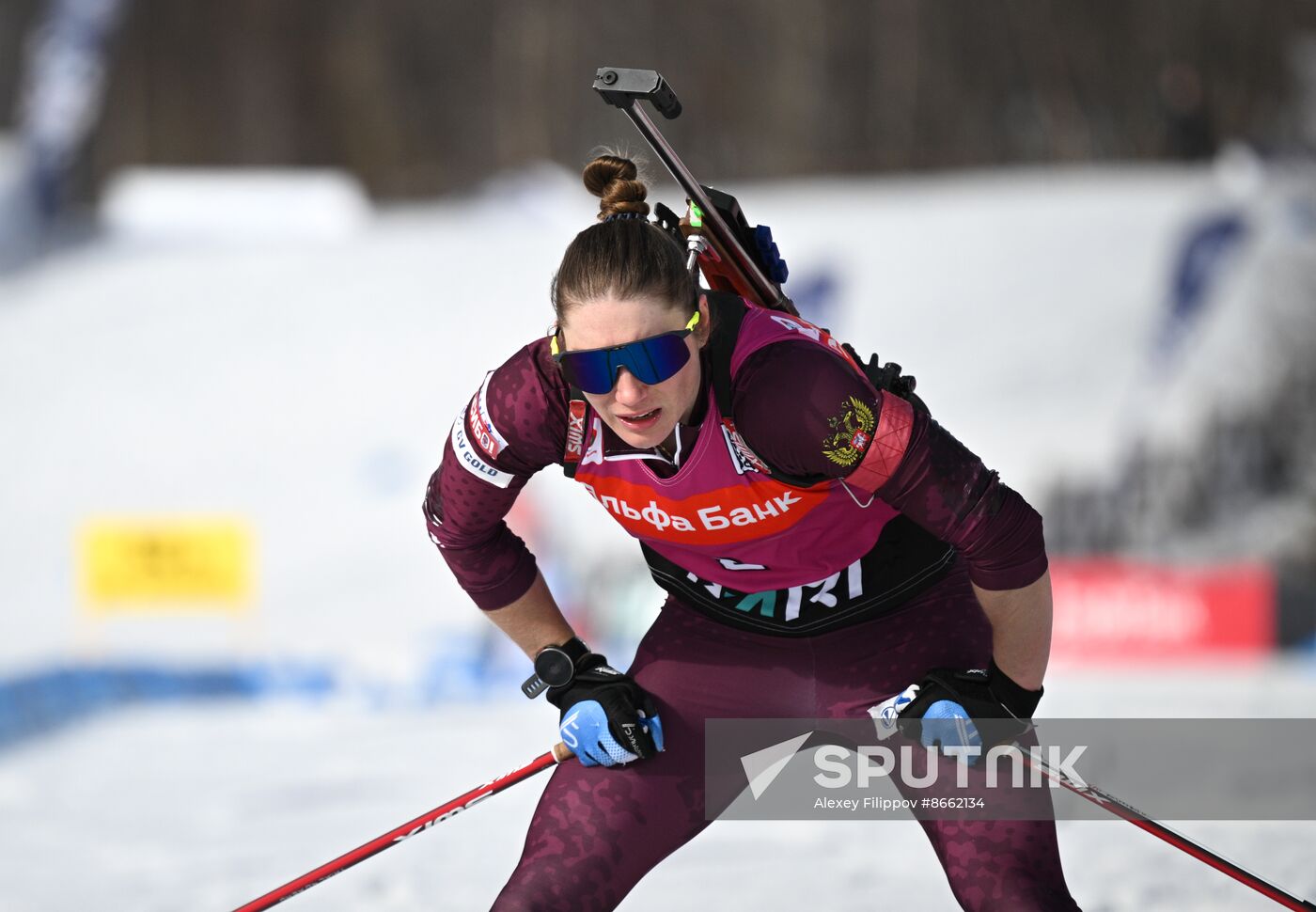 Russia Biathlon Commonwealth Cup Women Mass Start