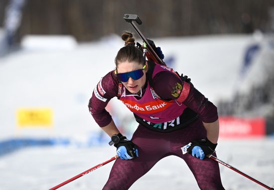 Russia Biathlon Commonwealth Cup Women Mass Start