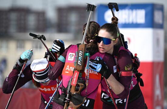 Russia Biathlon Commonwealth Cup Women Mass Start