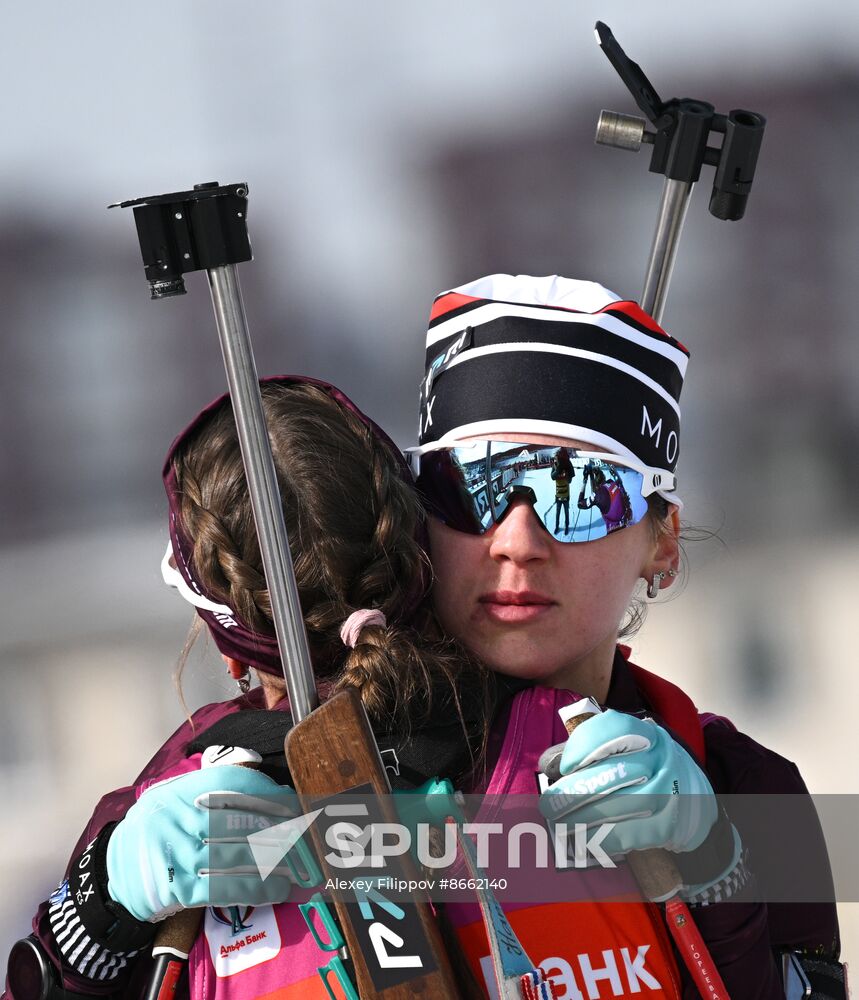 Russia Biathlon Commonwealth Cup Women Mass Start