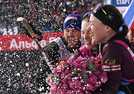 Russia Biathlon Commonwealth Cup Women Mass Start