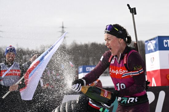 Russia Biathlon Commonwealth Cup Women Mass Start