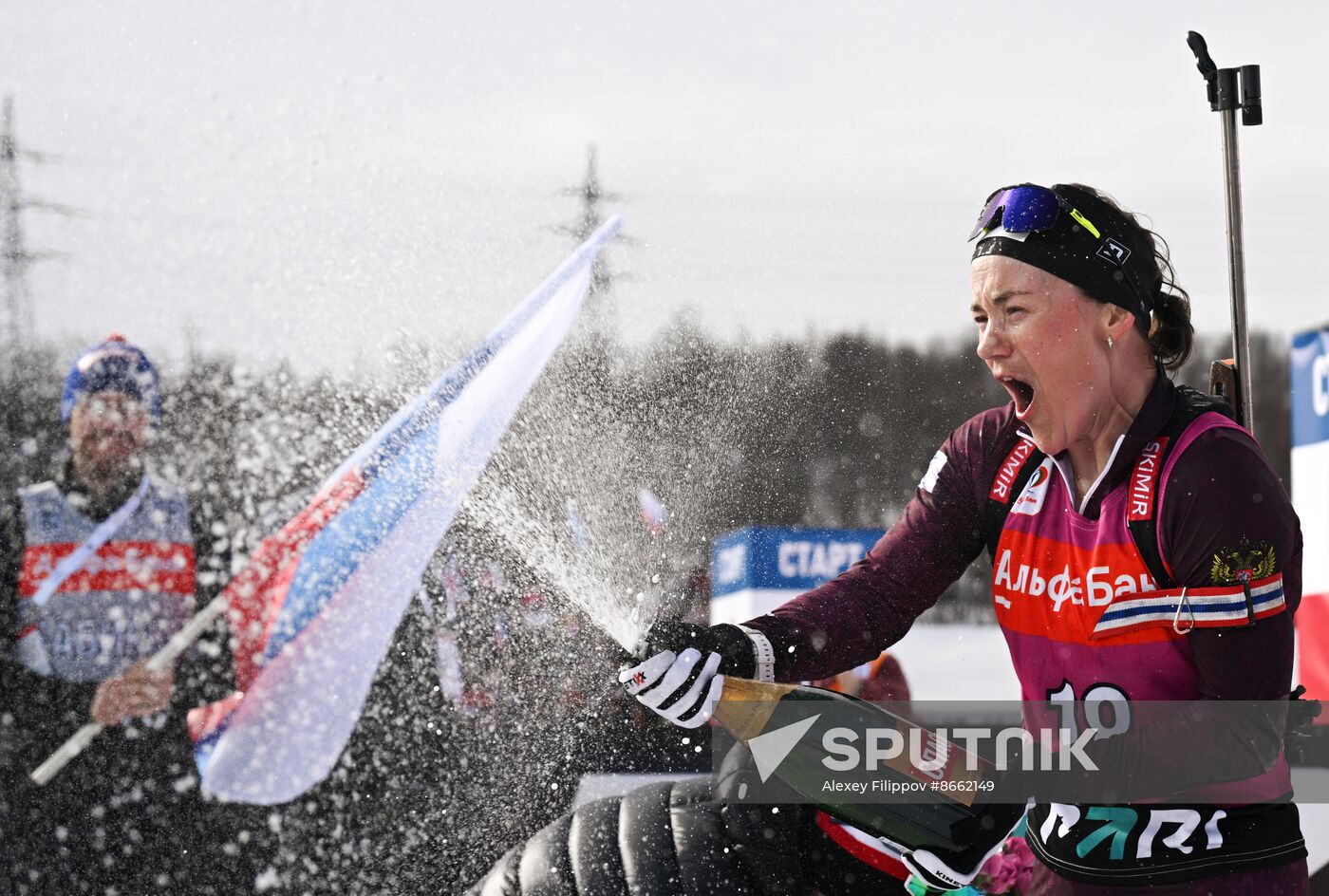 Russia Biathlon Commonwealth Cup Women Mass Start