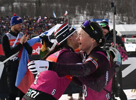 Russia Biathlon Commonwealth Cup Women Mass Start