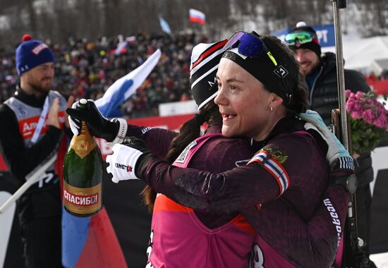 Russia Biathlon Commonwealth Cup Women Mass Start