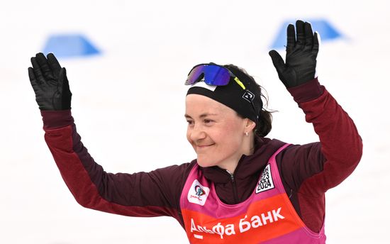 Russia Biathlon Commonwealth Cup Women Mass Start