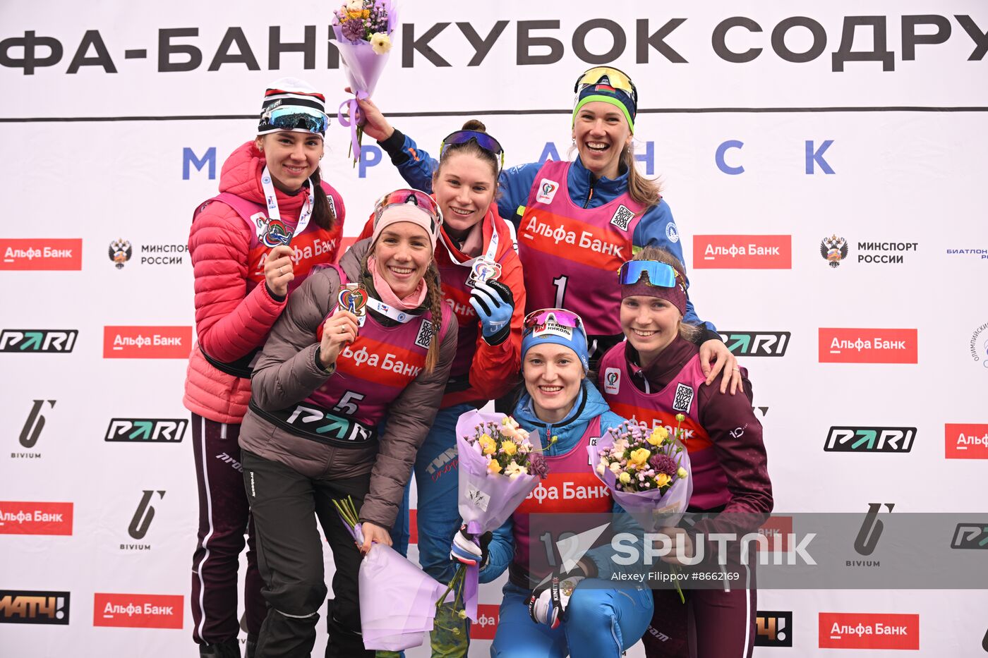 Russia Biathlon Commonwealth Cup Women Mass Start