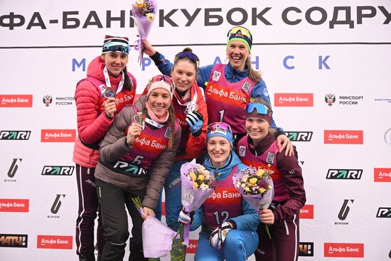 Russia Biathlon Commonwealth Cup Women Mass Start