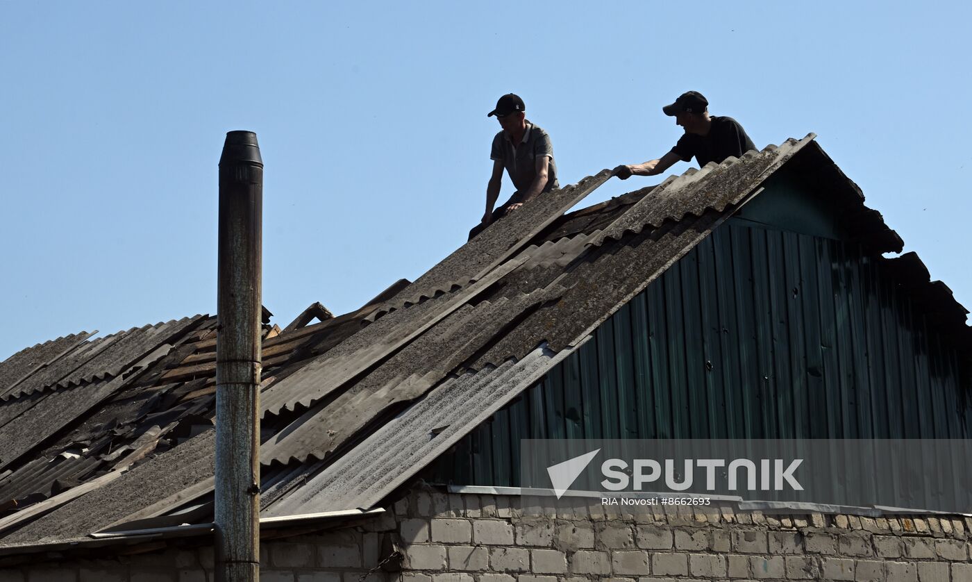 Russia Ukraine Military Operation Shelling