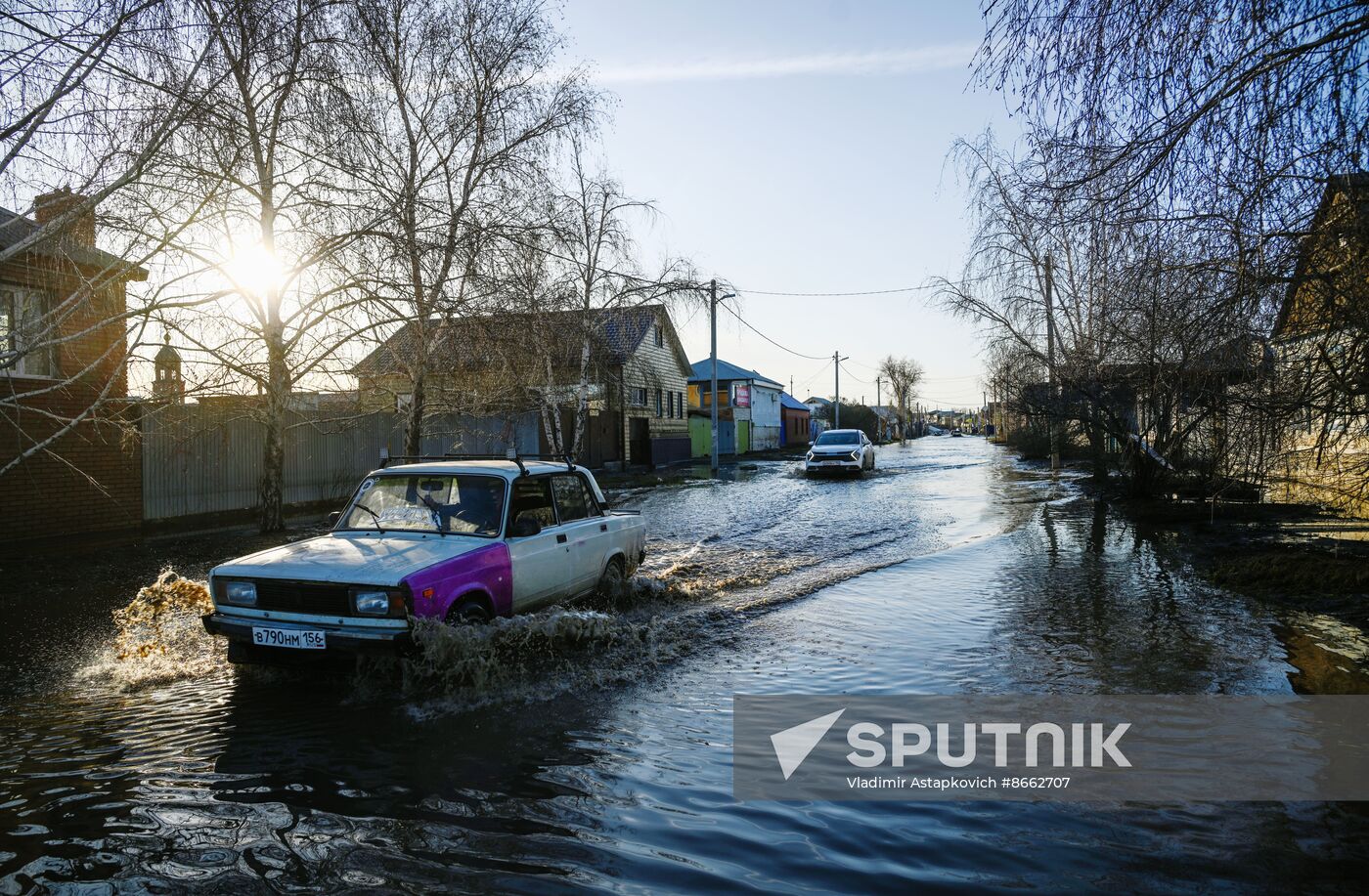 Russia Orenburg Floods