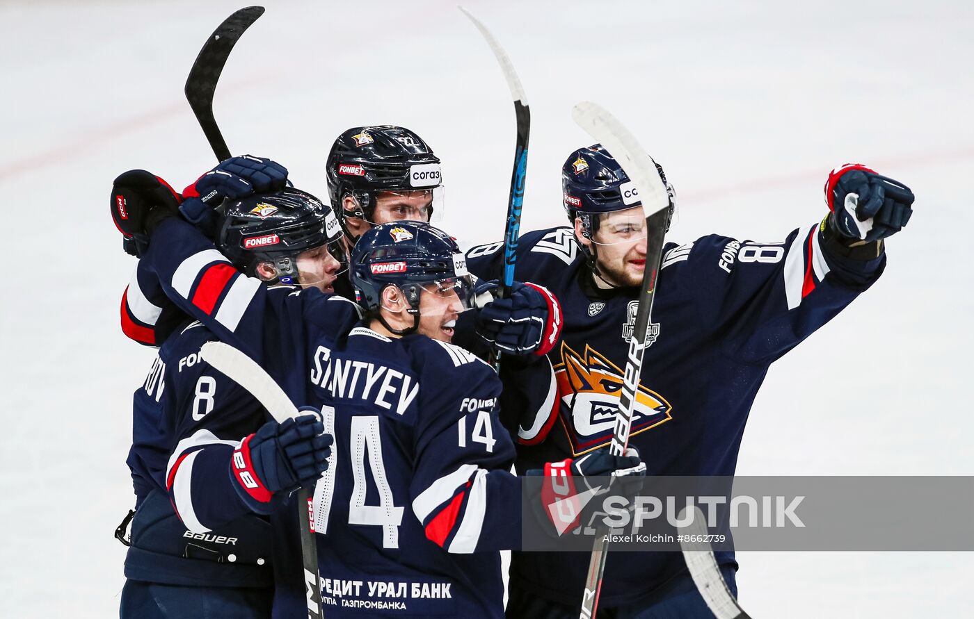 Russia Ice Hockey Kontinental League Metallurg - Avtomobilist