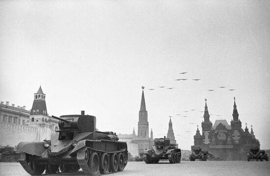 May Day parade in Moscow