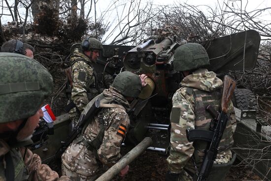 Russia Ukraine Military Operation Artillery Unit