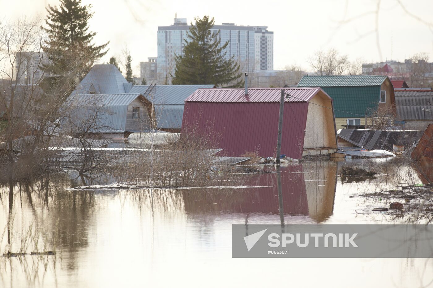 Russia Kurgan Floods