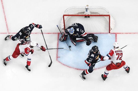 Russia Ice Hockey Kontinental League Metallurg - Lokomotiv