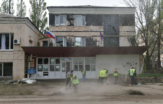 Russia Ukraine Military Operation Shelling