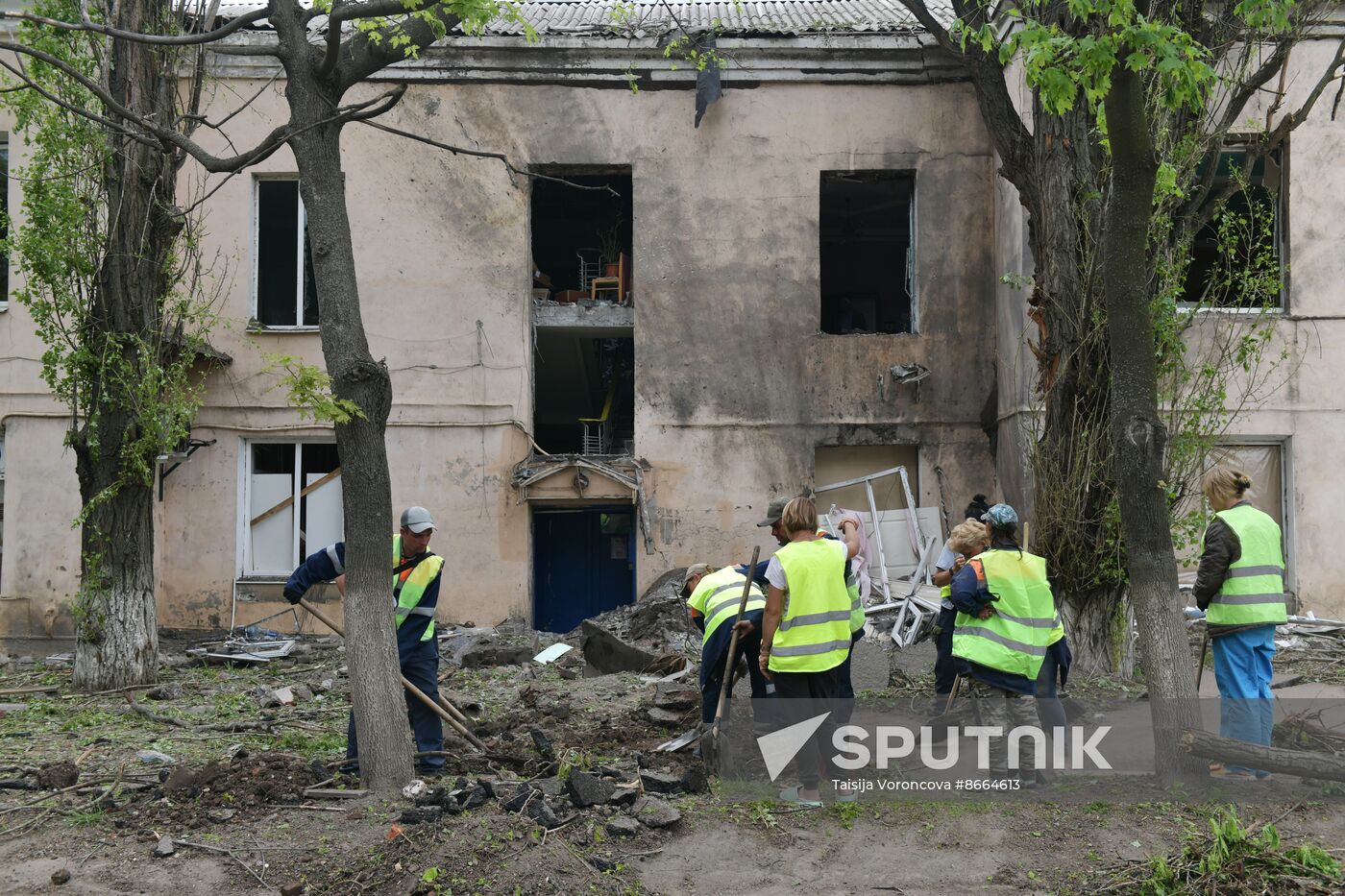 Russia Ukraine Military Operation Shelling
