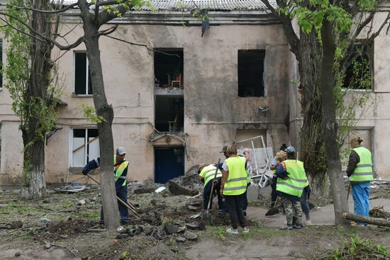 Russia Ukraine Military Operation Shelling