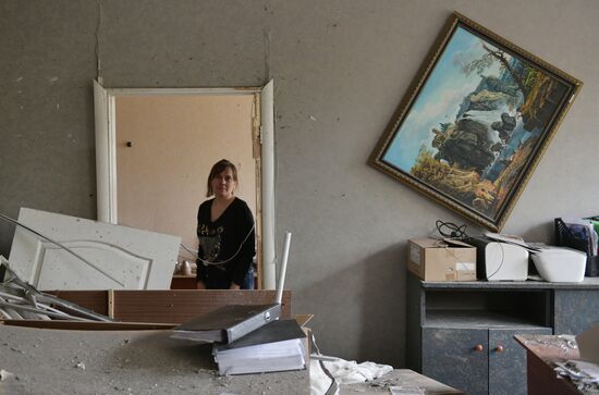 Russia Ukraine Military Operation Shelling