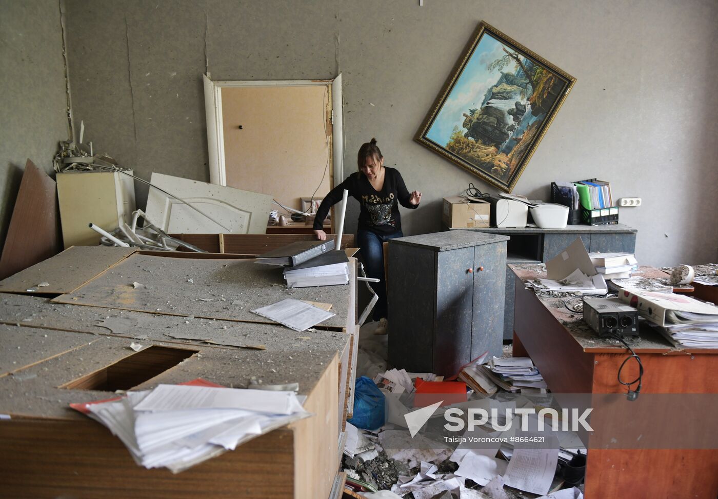 Russia Ukraine Military Operation Shelling