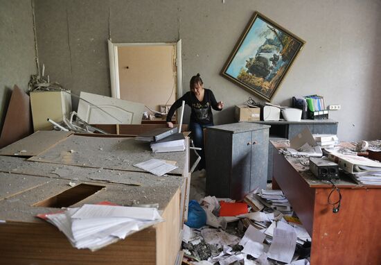 Russia Ukraine Military Operation Shelling