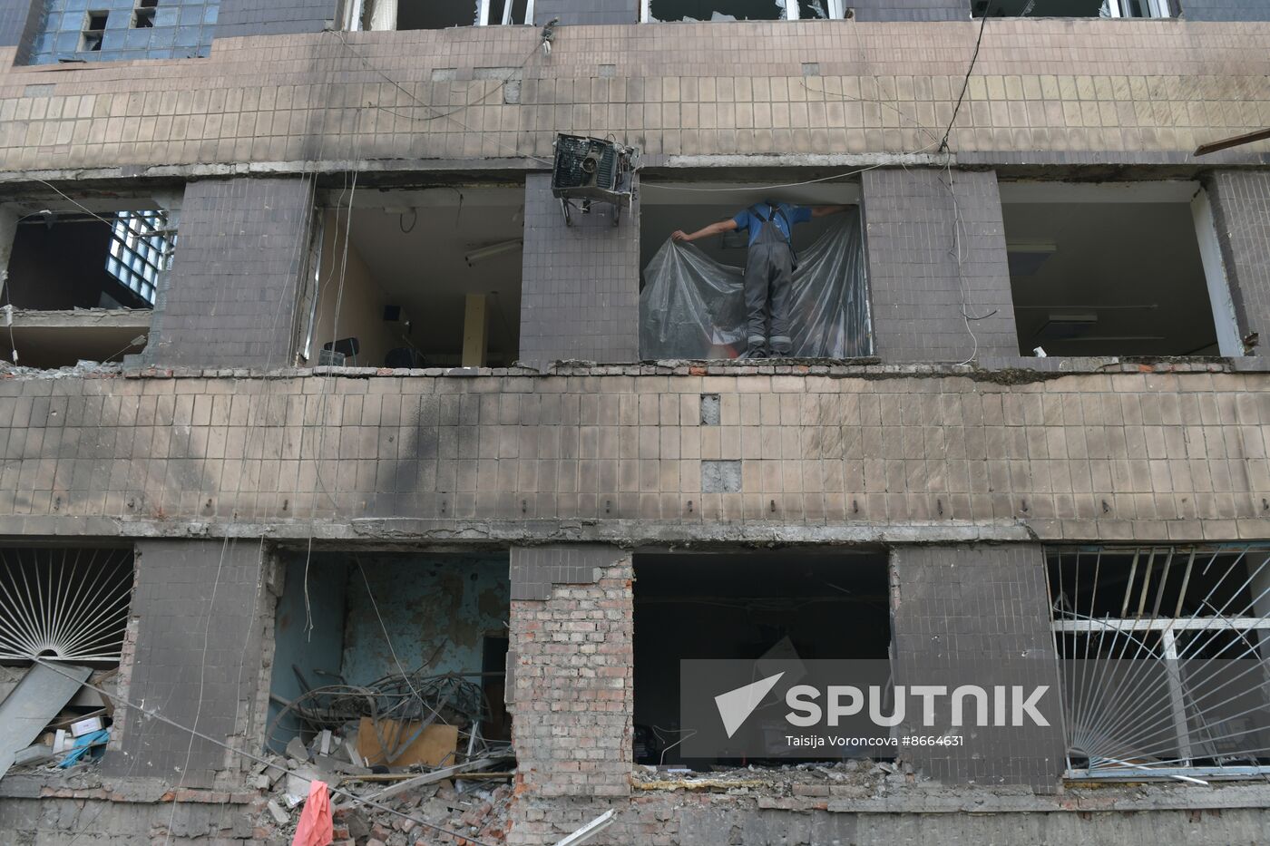 Russia Ukraine Military Operation Shelling