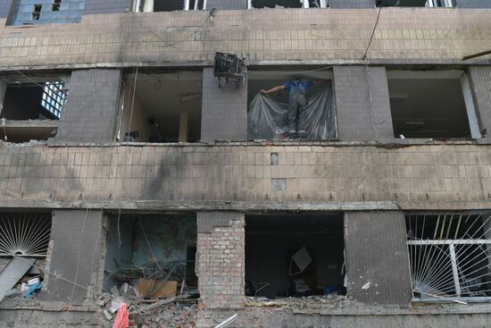 Russia Ukraine Military Operation Shelling