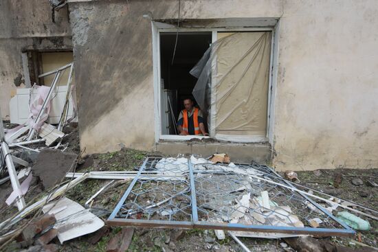 Russia Ukraine Military Operation Shelling