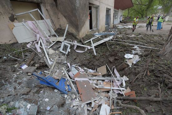 Russia Ukraine Military Operation Shelling