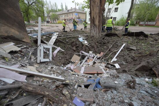 Russia Ukraine Military Operation Shelling