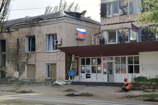 Russia Ukraine Military Operation Shelling