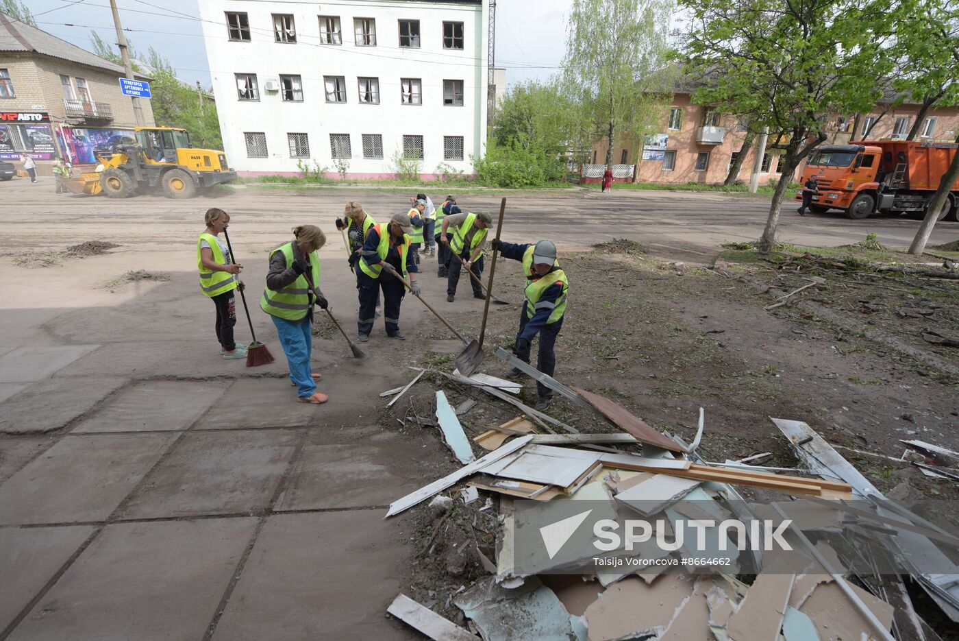 Russia Ukraine Military Operation Shelling
