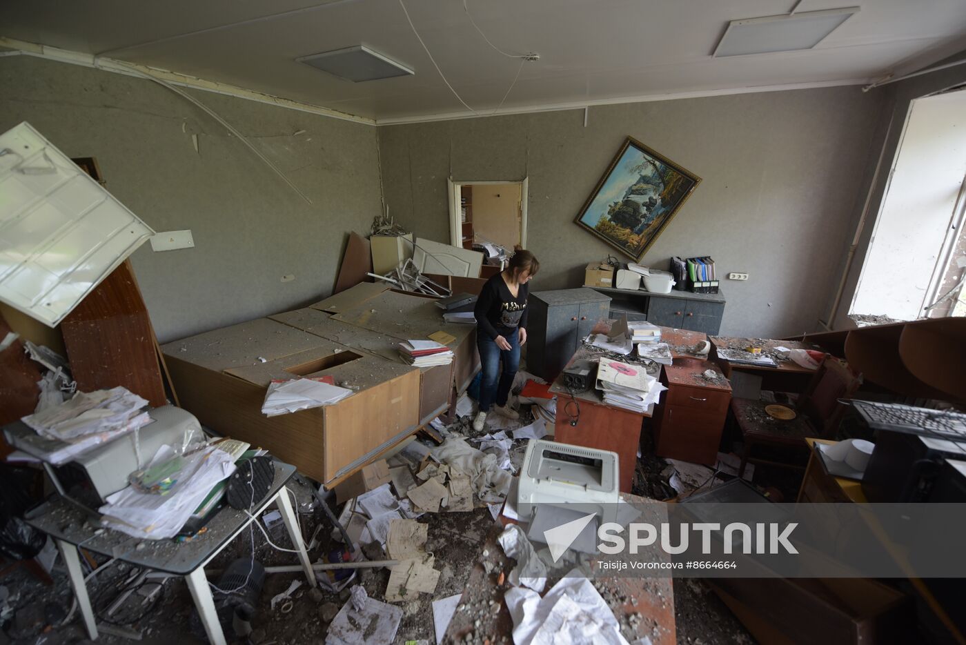 Russia Ukraine Military Operation Shelling