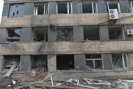 Russia Ukraine Military Operation Shelling