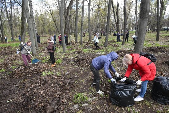 Russia Spring Season Clean Up Campaign