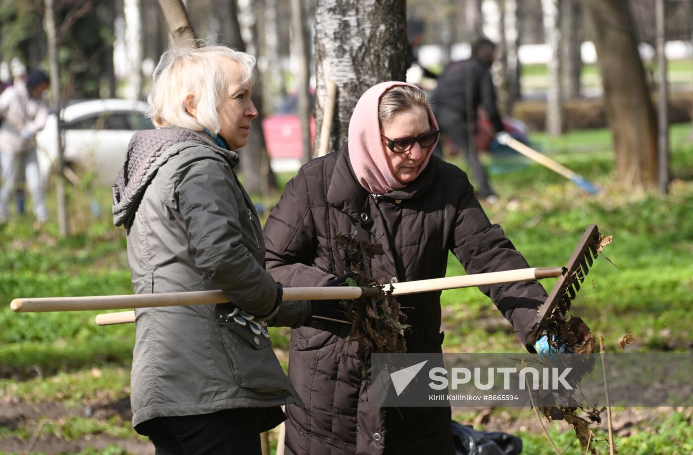 Russia Spring Season Clean Up Campaign
