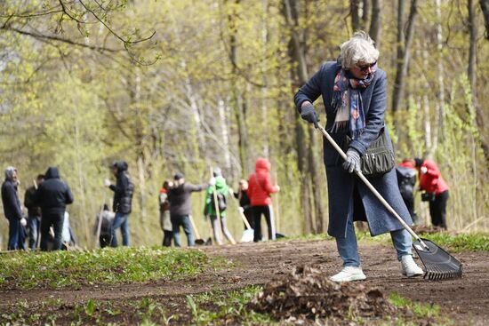 Russia Spring Season Clean Up Campaign