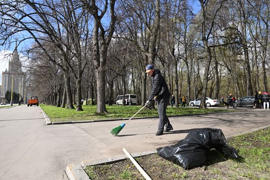 Russia Spring Season Clean Up Campaign