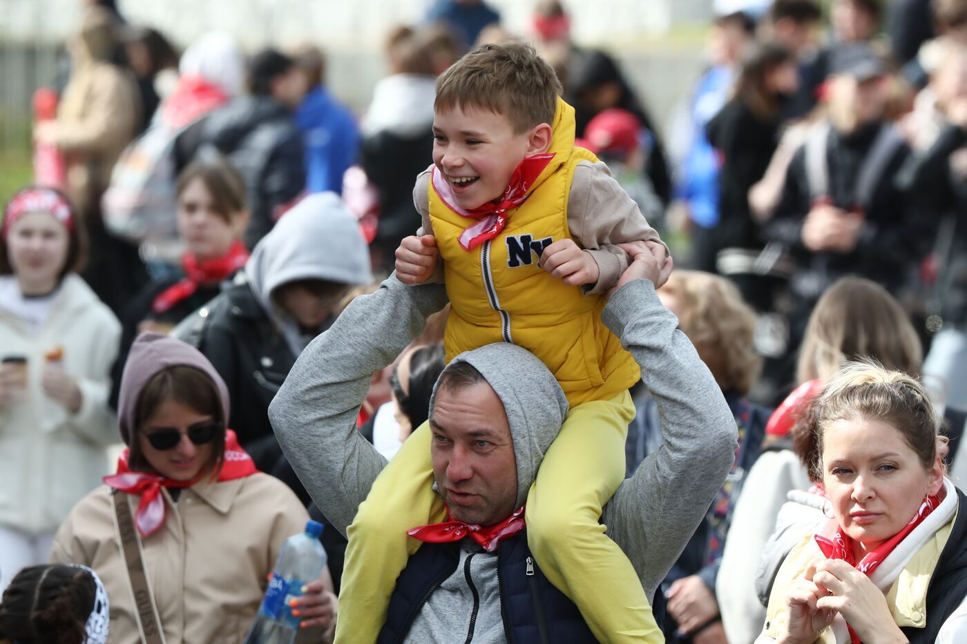 RUSSIA EXPO. Opening of RUSSIA EXPO's sports program: Setting record for mass warmup session