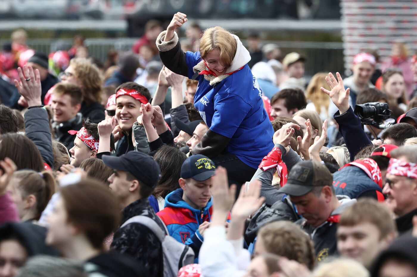 RUSSIA EXPO. Opening of RUSSIA EXPO's sports program: Setting record for mass warmup session