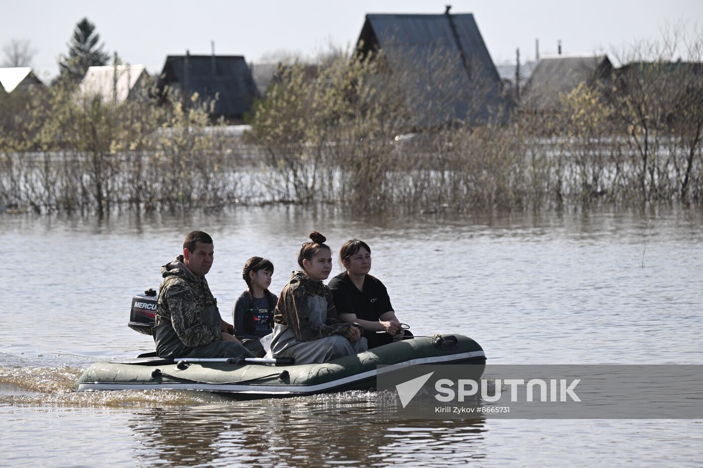 Russia Kurgan Floods