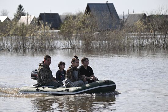 Russia Kurgan Floods