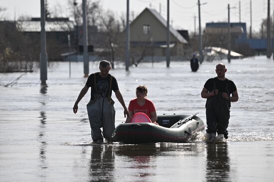 Russia Kurgan Floods